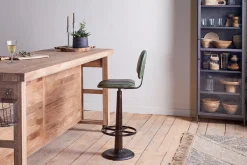 Kitchen & Dining|Bar Stools & Bar Chairs^Nkuku Narwana Bar Chair - Rich Green
