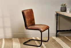 Home Office|Desk Chairs^Nkuku Narwana Leather Desk Chair - Aged Tan