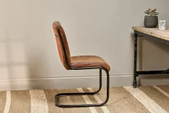 Home Office|Desk Chairs^Nkuku Narwana Leather Desk Chair - Aged Tan