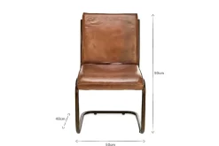 Home Office|Desk Chairs^Nkuku Narwana Leather Desk Chair - Aged Tan