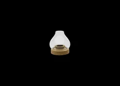 Decorative Home Accessories|Lanterns^Nkuku Naryla Mango Wood Lantern - Natural Mango Wood & Glass