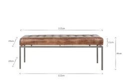 Hallway & Bootroom|Benches^Nkuku Nasan Leather Upholstered Bench