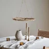Christmas Table|Wreaths & Garlands^Nkuku Natesa Hanging Wreath - Brass