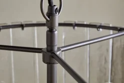 Statement Lighting|Pendant Lighting^Nkuku Nauka Statement Pendant - Aged Bronze & Clear