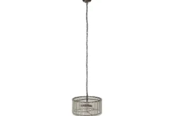 Statement Lighting|Pendant Lighting^Nkuku Nauka Statement Pendant - Aged Bronze & Clear