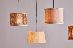 Lampshades^Nkuku Neela Mango Wood Lampshade - Natural