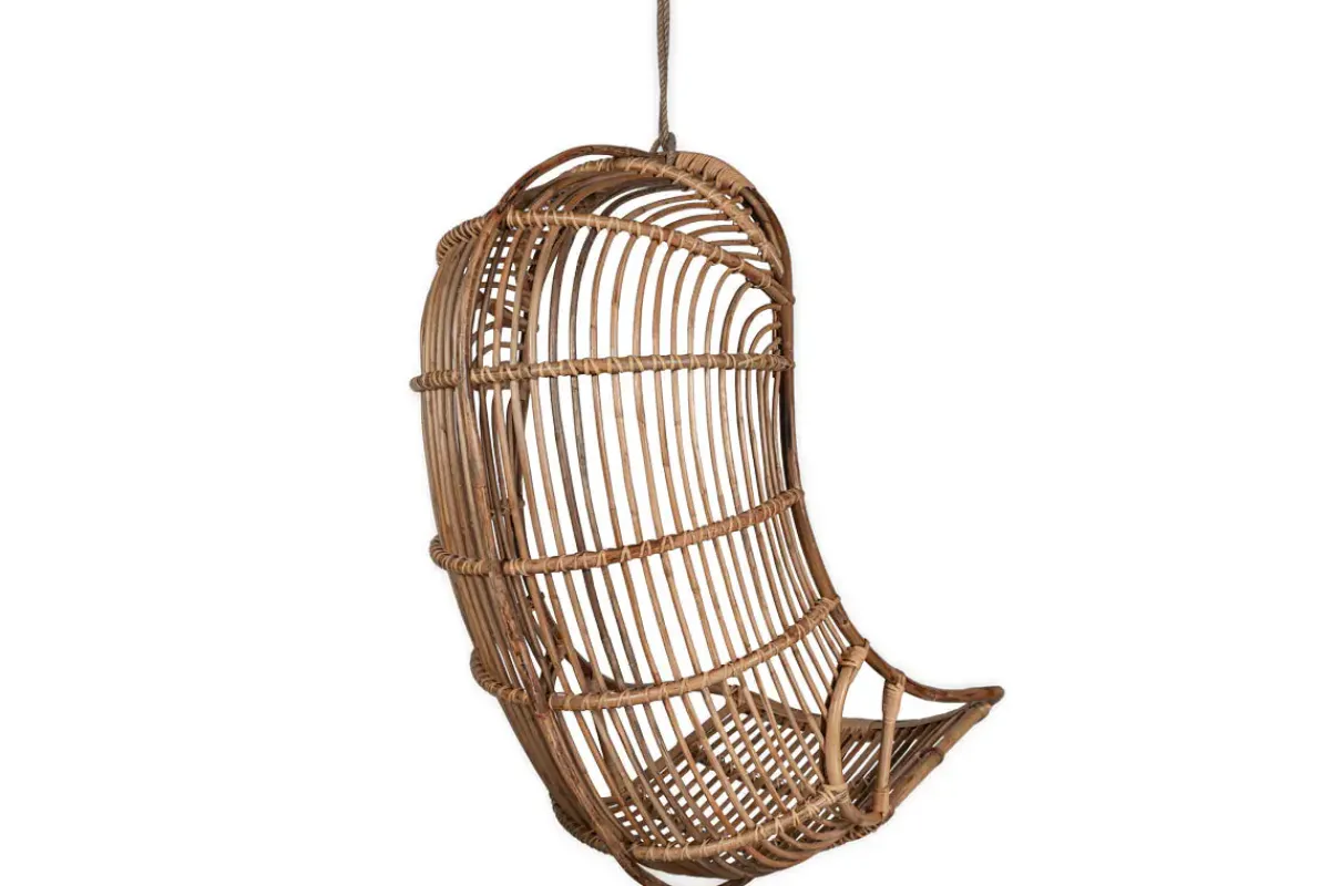 Garden|Garden Seating^Nkuku Nesari Rattan Hanging Chair - Natural