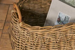 Baskets^Nkuku Netra Rattan Basket - Natural