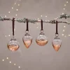 Baubles & Tree Decorations|Winter Berries^Nkuku Nevasa Baubles - Clear & Antique Copper (Set of 4)