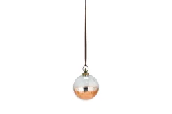 Giant Baubles|Baubles & Tree Decorations^Nkuku Nevasa Giant Bauble Round - Clear & Antique Copper