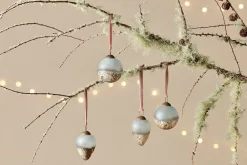 Baubles & Tree Decorations|Shades Of Nature^Nkuku Ngolo Baubles - (Set of 4)