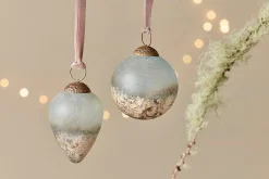 Baubles & Tree Decorations|Shades Of Nature^Nkuku Ngolo Baubles - (Set of 4)