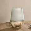 Decorative Home Accessories|Vases^Nkuku Ngolo Recycled Glass Vase - Aged Smoke
