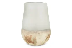 Decorative Home Accessories|Vases^Nkuku Ngolo Recycled Glass Vase - Aged Smoke