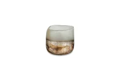 Decorative Home Accessories|Candle Holders^Nkuku Ngolo Tealight Holder - Aged Smoke
