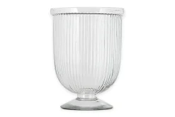 Decorative Home Accessories|Candle Holders^Nkuku Nia Recycled Glass Candle Holder - Clear