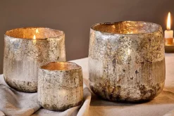 Decorative Home Accessories|Candle Holders^Nkuku Nimit Recycled Glass Tealight