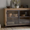 Kitchen Storage|Home Office^Nkuku Nirvi Mango Wood & Iron Sideboard - Black