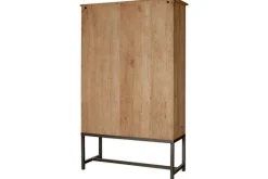 Home Office|Kitchen & Dining^Nkuku Nirvi Wood & Iron Cabinet - Black