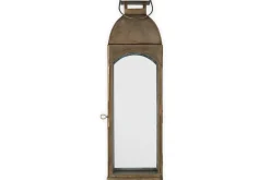 Lanterns|Garden Décor^Nkuku Nivas Lantern - Antique Brass