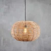 Pendant Shades|Pendant Lighting^Nkuku Noko Wicker Round Pendant - Natural - Small