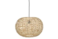 Pendant Shades|Pendant Lighting^Nkuku Noko Wicker Round Pendant - Natural - Small
