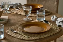 Christmas Table^Nkuku Nuwara Dinnerware Set  - Mustard (Set of 12)