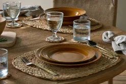 Christmas Table^Nkuku Nuwara Dinnerware Set  - Mustard (Set of 12)