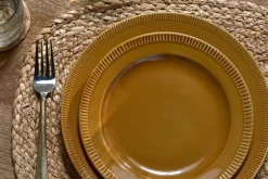 Plates^Nkuku Nuwara Side Plate - Mustard