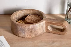 Decorative Display Boxes|Decorative Home Accessories^Nkuku Okara Reclaimed Wood Traditional Storage Pot