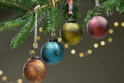 Baubles & Tree Decorations|Bright Christmas^Nkuku Oko Baubles (Set of 4)