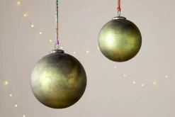 Christmas Table|Giant Baubles^Nkuku Oko Giant Bauble - Matt Green