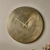 Decorative Home Accessories|Clocks^Nkuku Okota Wall Hung Clock - Antique Brass - Large