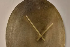 Decorative Home Accessories|Clocks^Nkuku Okota Wall Hung Clock - Antique Brass - Large
