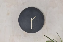 Decorative Home Accessories|Clocks^Nkuku Okota Wall Hung Clock - Black