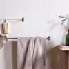 Bathroom Accessories|Hooks & Rails^Nkuku Olani Bathroom Hanging Rail - Antique Brass