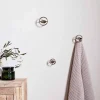 Bathroom Accessories|Hooks & Rails^Nkuku Olani Bathroom Hooks - Antique Brass - (Set of 3)
