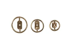 Bathroom Accessories|Hooks & Rails^Nkuku Olani Bathroom Hooks - Antique Brass - (Set of 3)