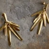 Jewellery & Jewellery Boxes|Jewellery^Nkuku Omuti Earrings - Gold
