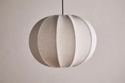Lampshades|Pendant Shades^Nkuku Orisa Linen Lampshade - Off White