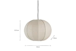 Lampshades|Pendant Shades^Nkuku Orisa Linen Lampshade - Off White