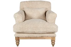 Living|Armchairs^Nkuku Otas Teddy Cotton Armchair - Off White