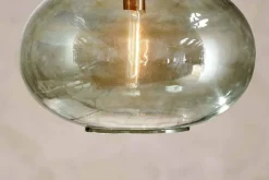 Pendant Lighting^Nkuku Otoro Recycled Glass Pendant - - Large Round Green
