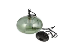 Pendant Lighting^Nkuku Otoro Recycled Glass Pendant - - Small Round Green