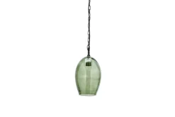Pendant Lighting^Nkuku Otoro Recycled Glass Pendant - - Small Oval Green