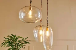 Statement Lighting|Pendant Lighting^Nkuku Otoro Statement Recycled Glass Cluster Pendant