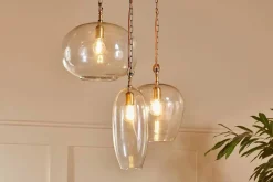 Statement Lighting|Pendant Lighting^Nkuku Otoro Statement Recycled Glass Cluster Pendant