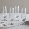 Entertaining Glasses|Wine & Champagne Glasses^Nkuku Otuba Champagne Flute - Clear (Set of 4)