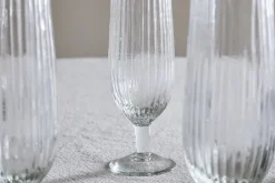 Entertaining Glasses|Wine & Champagne Glasses^Nkuku Otuba Champagne Flute - Clear (Set of 4)