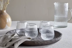 Breakfast Accessories|Tumblers^Nkuku Otuba Tumbler - Clear (Set of 4)